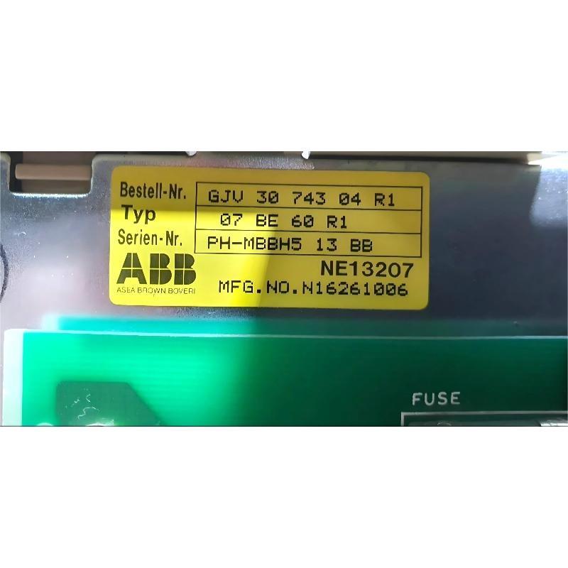 ABB 07 BE 60 R1 GJV3074304R1 6 Slot Rack 12-Month Warranty