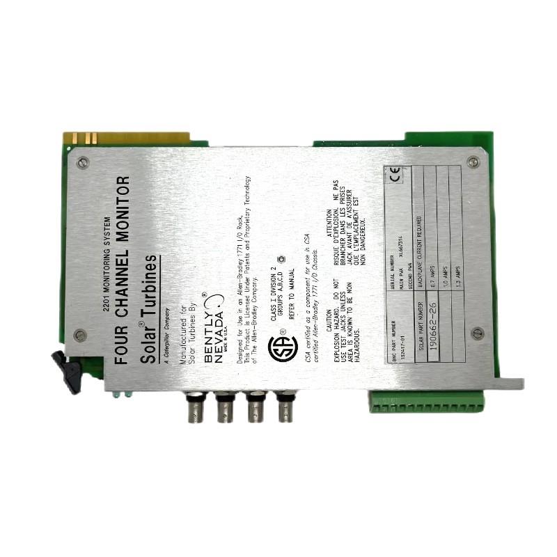 Bently Nevada 132417-01 190662-26 4 Channel Monitor New In Stock