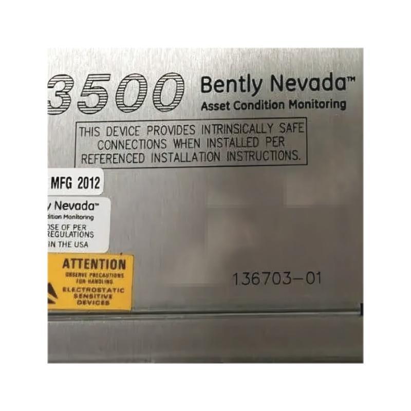 Bently Nevada 3500/50-04-00 136703-01 Tachometer Discrete Internal Barrier I/O Module Unbelievable Prices!