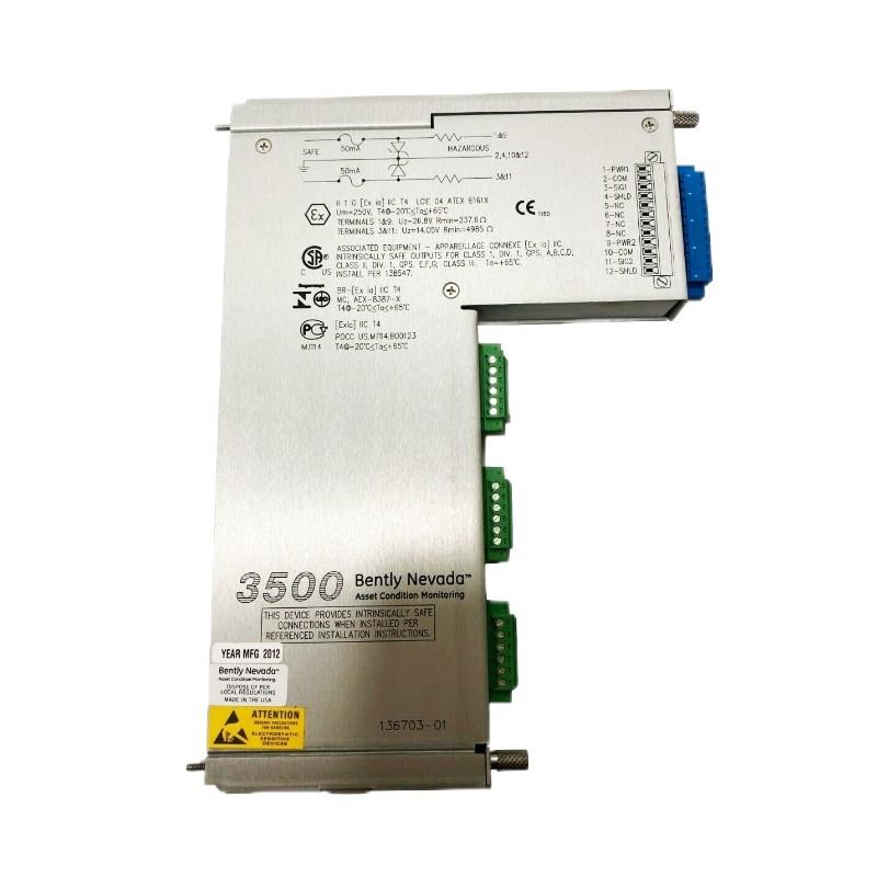 Bently Nevada 3500/50-04-00 136703-01 Tachometer Discrete Internal Barrier I/O Module Unbelievable Prices!