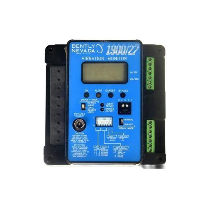 Bently Nevada 1900/27-02-00 Single‑channel locally mounted vibration monitor Fast Shipping!