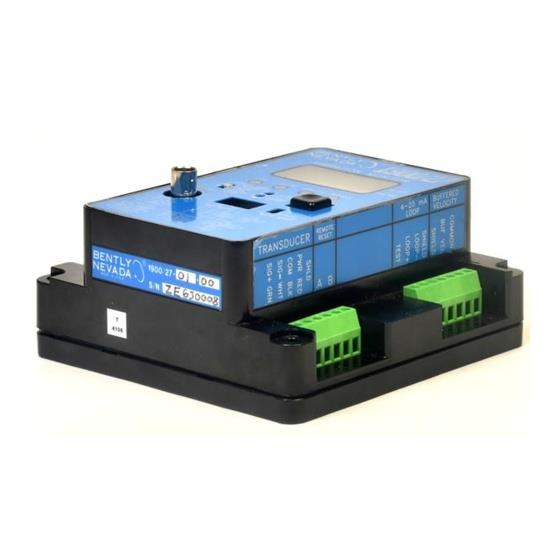 Bently Nevada 1900/25-01-00 Single‑channel locally mounted vibration monitor New In Stock