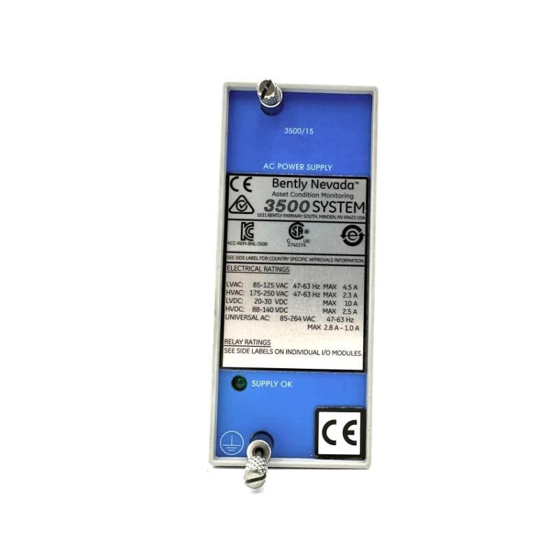 Bently Nevada 3500/15 106M1079-01+106M1081-01 AC/DC Power Supply Module Fast Shipping!