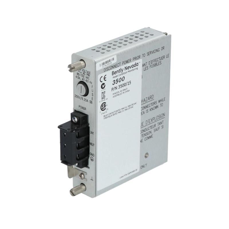 Bently Nevada 3500/15 125840-01 High Voltage AC Power Input Module 100% New