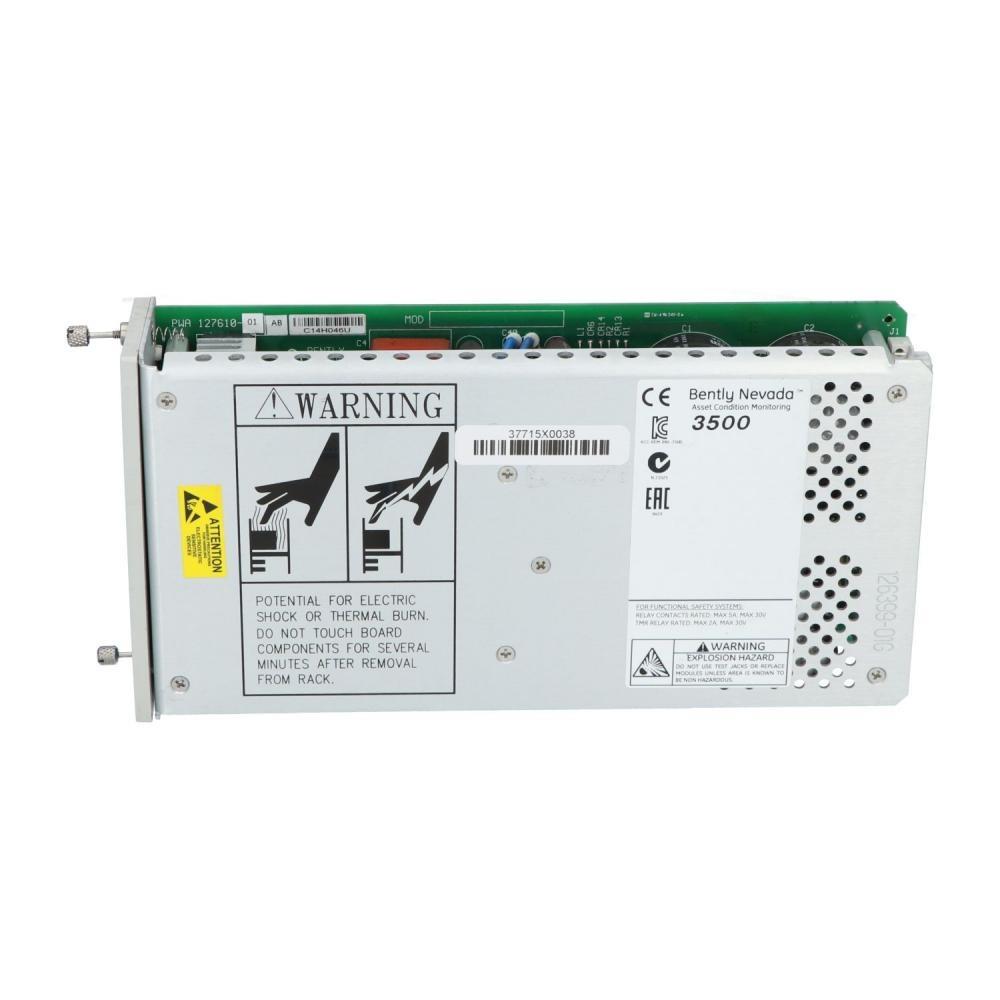 Bently Nevada 3500/15 127610-01+125840-01 AC/DC Power Supply Module Unbelievable Prices!