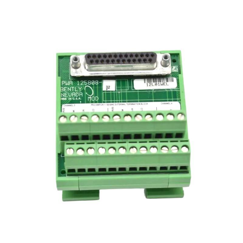 Bently Nevada 3500/42M 125808-02 Proximitor Seismic External Block Terminal Fast Shipping!