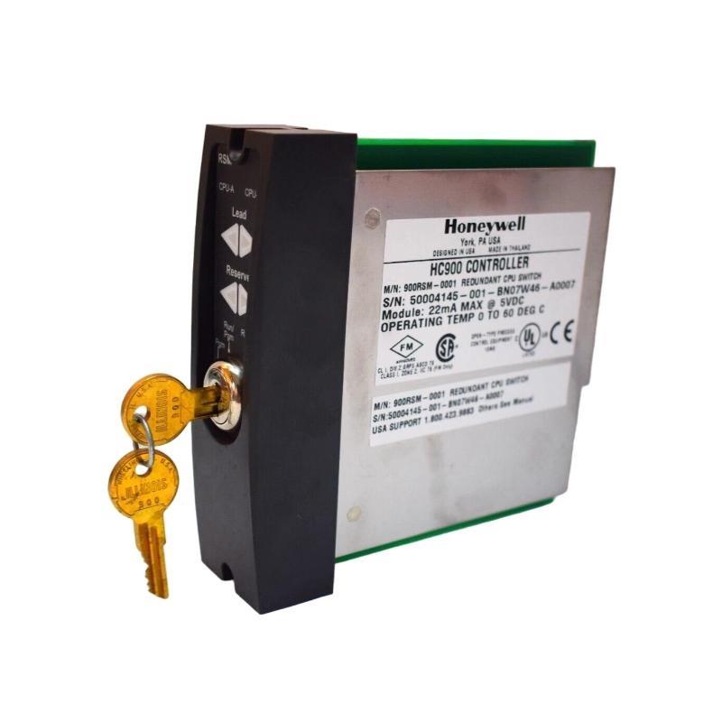 Honeywell 900RSM-0001 HC900 Controller Redundant CPU Switch Module 12-Month Warranty