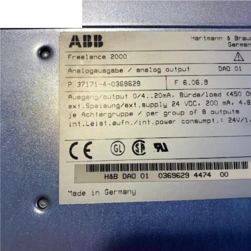 ABB DAO01 P-3717-4-0369629 Digital Output Module Original