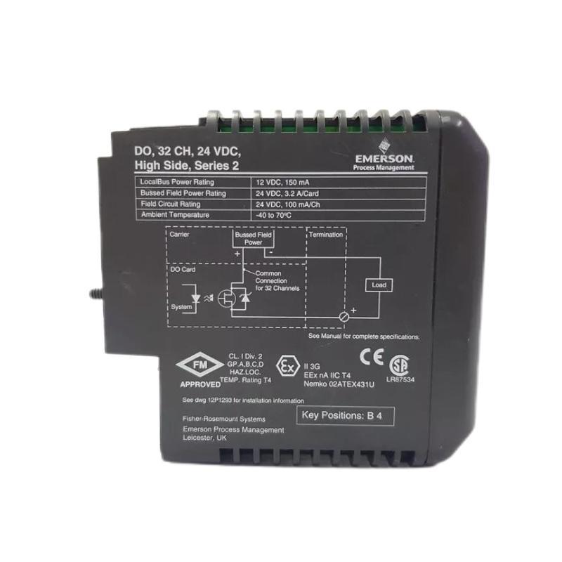 Emerson CE4002S1T2B5 KJ3204X1-BA1 12P3275X022 DeltaV systems Standard I/O Termination Block Trusted supplier