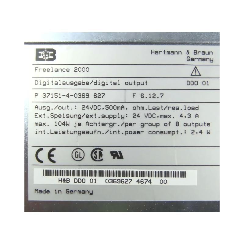 ABB DDO 01 P37151-4-0369627 Digital Ouput Module Original