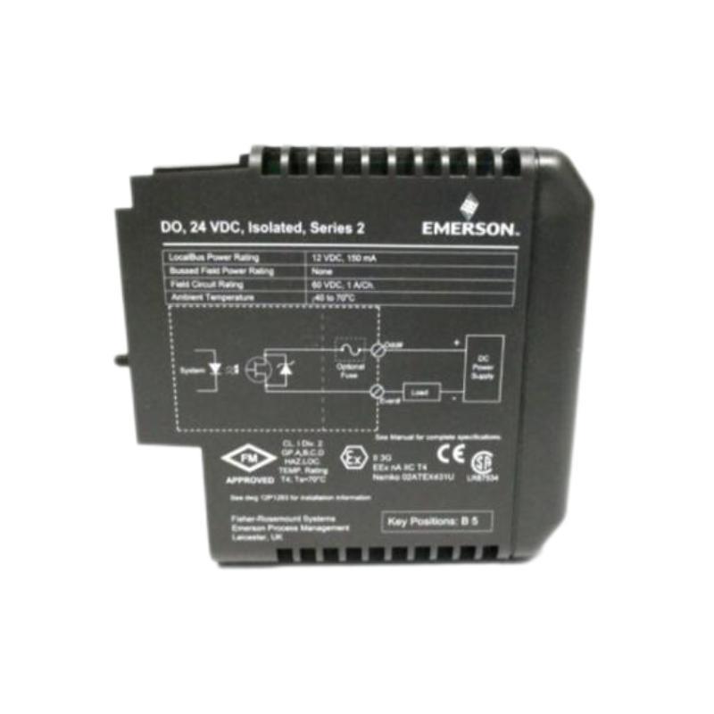 Emerson KJ3208X1-BA1 8-Channel 24 VDC Isolated Digital Output Module 12-Month Warranty