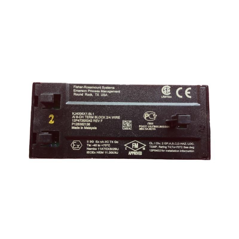Emerson KJ4006X1-BL1 AI 8-Channel Terminal Block 30-Day Returns！