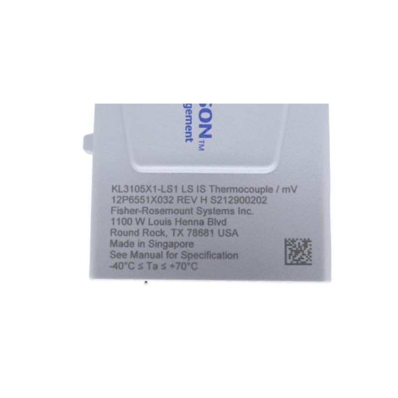 Emerson KL3105X1-LS1 IS Thermocouple/mV CHARM Original