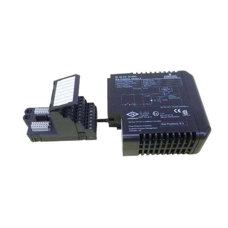 Emerson VE4001S2T2B4 KJ3203X1-BA1 12P3270X022 Input Module with Terminal Blocks 30-Day Returns！