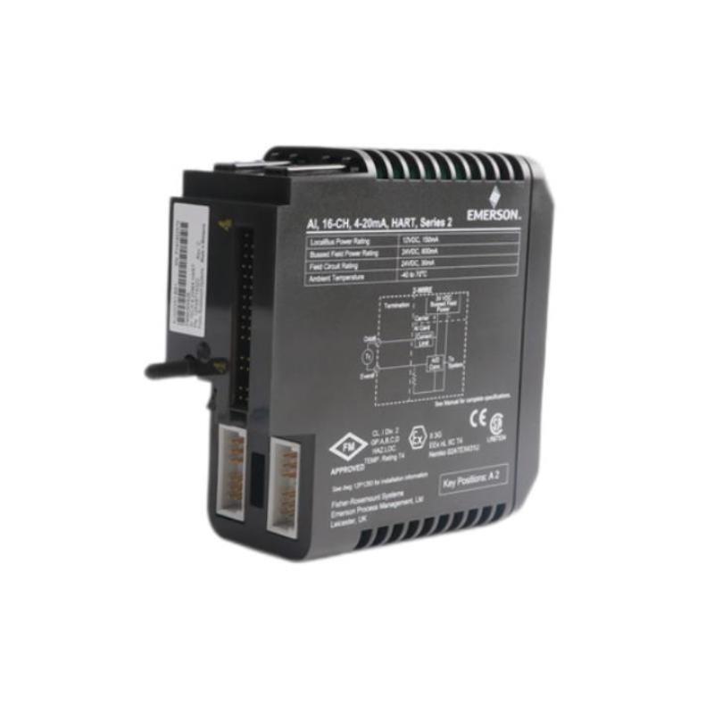 Emerson VE4003S2B9 (KJ3223X1-BA1 12P2871X012) REV.A + (KJ3223X1-EA1 12P2867X022) REV.B Input Module with Terminal Block Original