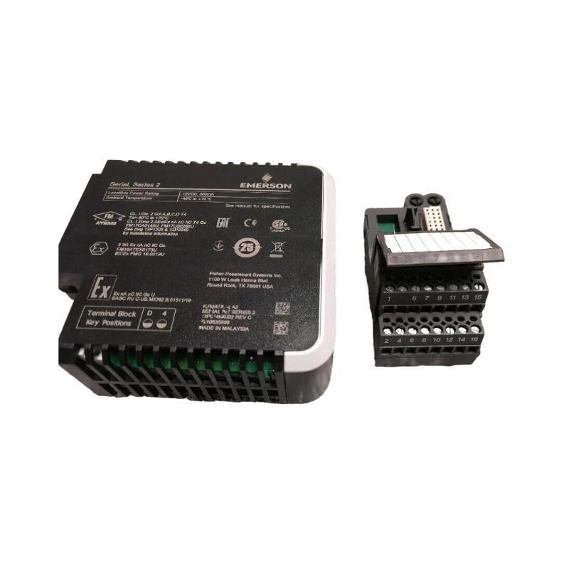 Emerson VE4006P2 KJ3241X1-BA1 + KJ3003X1-EA1 M-Series Serial Interface Card 30-Day Returns！