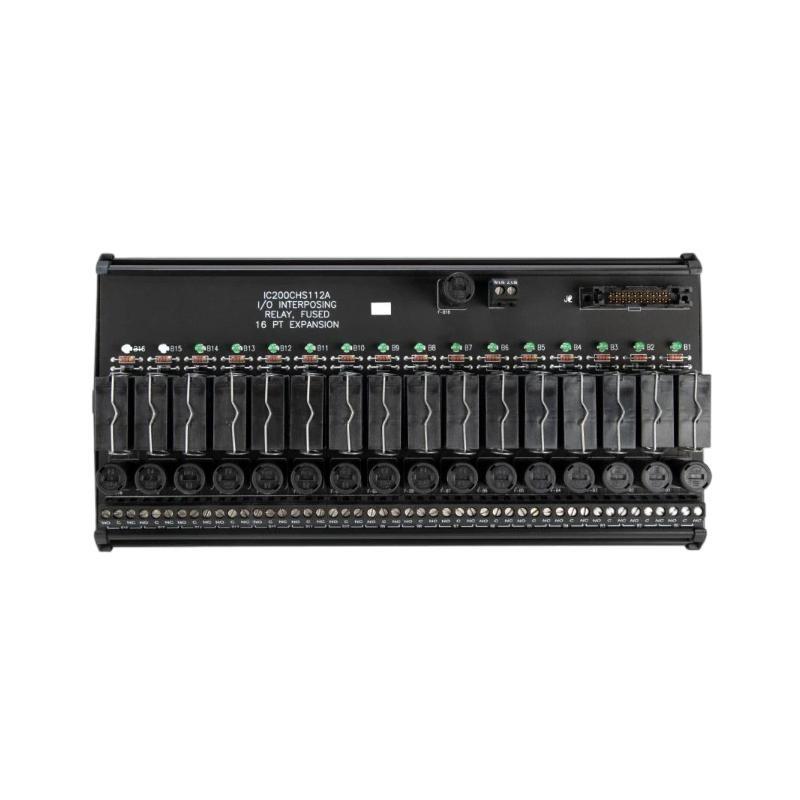 GE IC200CHS112 Relay Type Plug-in I/O Terminal Expansion Base Fast Shipping!
