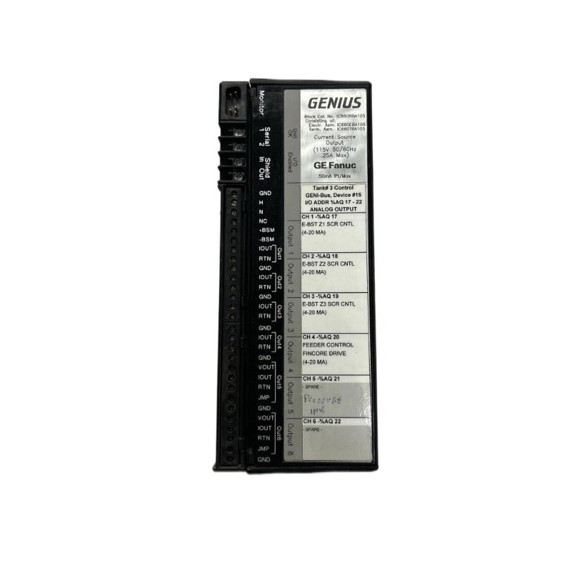 GE IC660EBA105 I/O Block Electronics