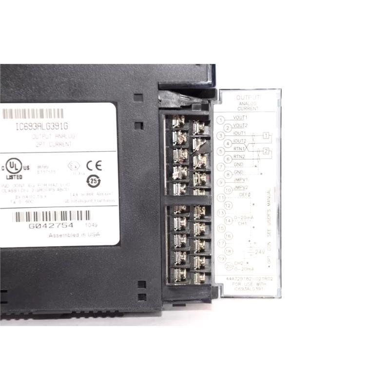 GE IC693ALG391G Series 90-30 PLC Analog Current Output Module 100% New
