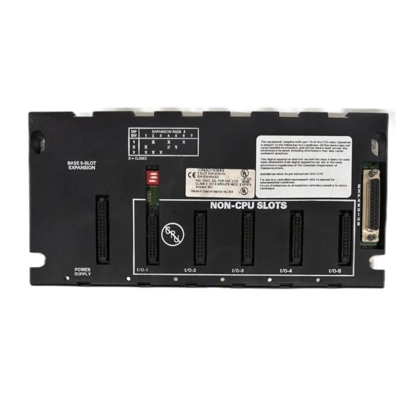 GE Fanuc IC693CHS398 5-slot Expansion Base 12-Month Warranty