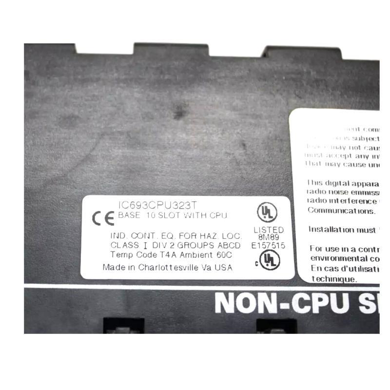 GE IC693CPU323 10-Slot Base Turbo CPU 100% New
