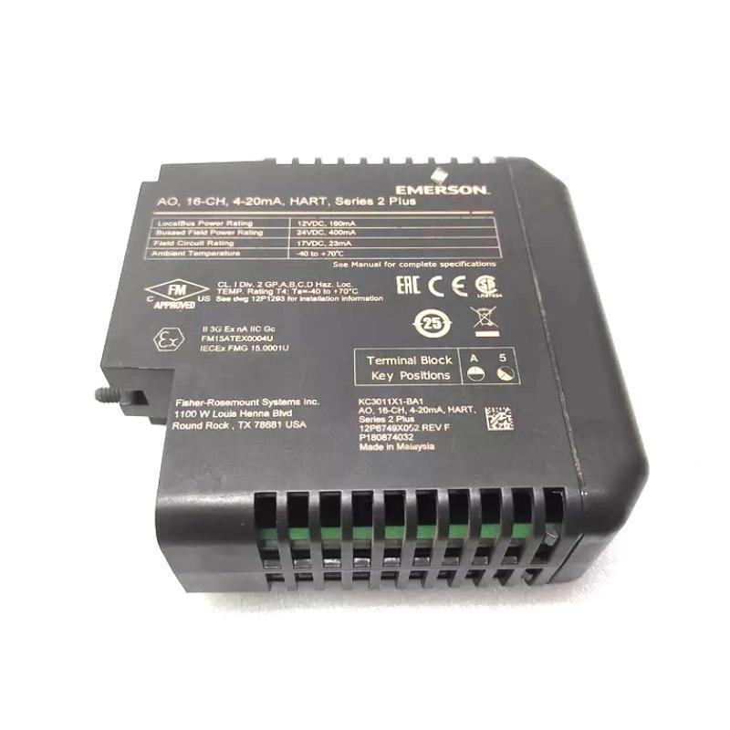 Emerson KC3011X1-BA1 DeltaV Analog Output Module 30-Day Returns！