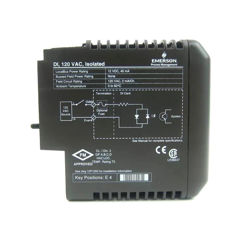 Emerson KJ3001X1-BC1 12P0551X132 VE4001S3T1B1 DeltaV Discrete Input Module Trusted supplier