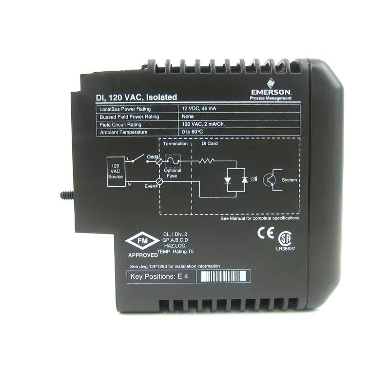Emerson KJ3001X1-BC1 DeltaV Discrete Input Card 12-Month Warranty