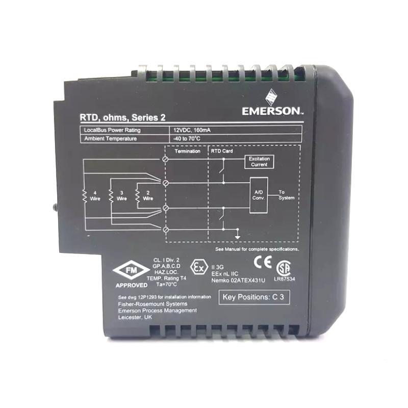 Emerson KJ3225X1-BA1 12P4174X042 DeltaV System RTD/Resistance Input Card 30-Day Returns！