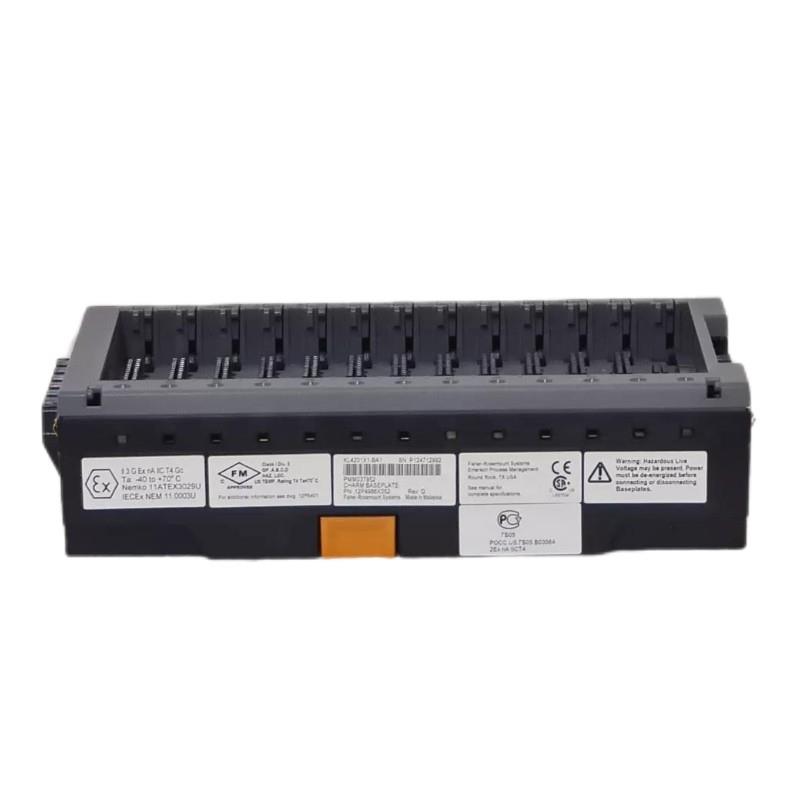 Emerson KL4201X1-BA1 DeltaV systems I.S. CHARM Baseplate New In Stock