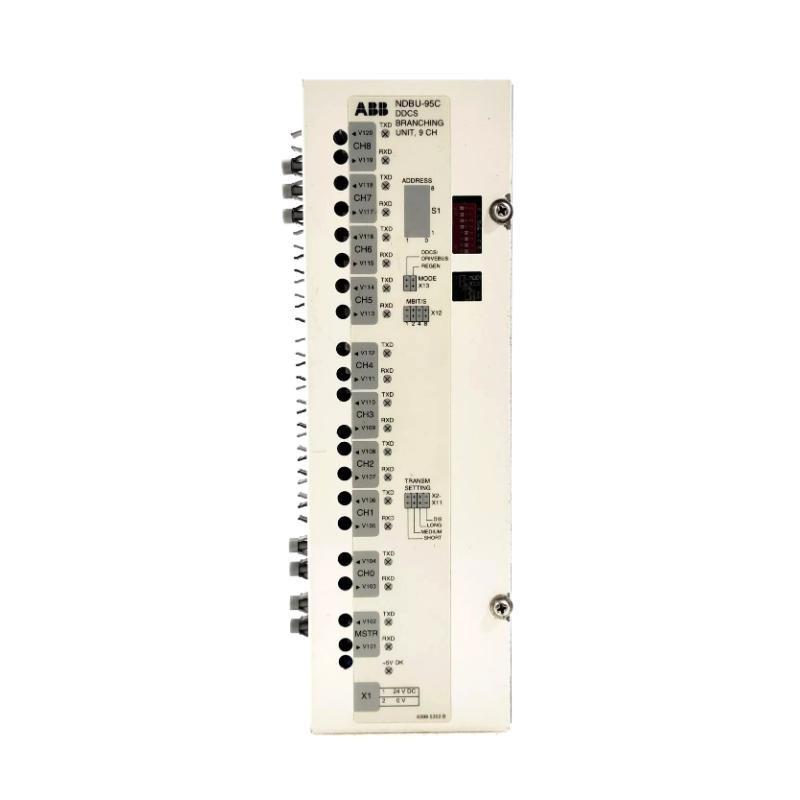 ABB NDBU-95C 64008366D Frequency Converter Fiber Optic Splitter New In Stock