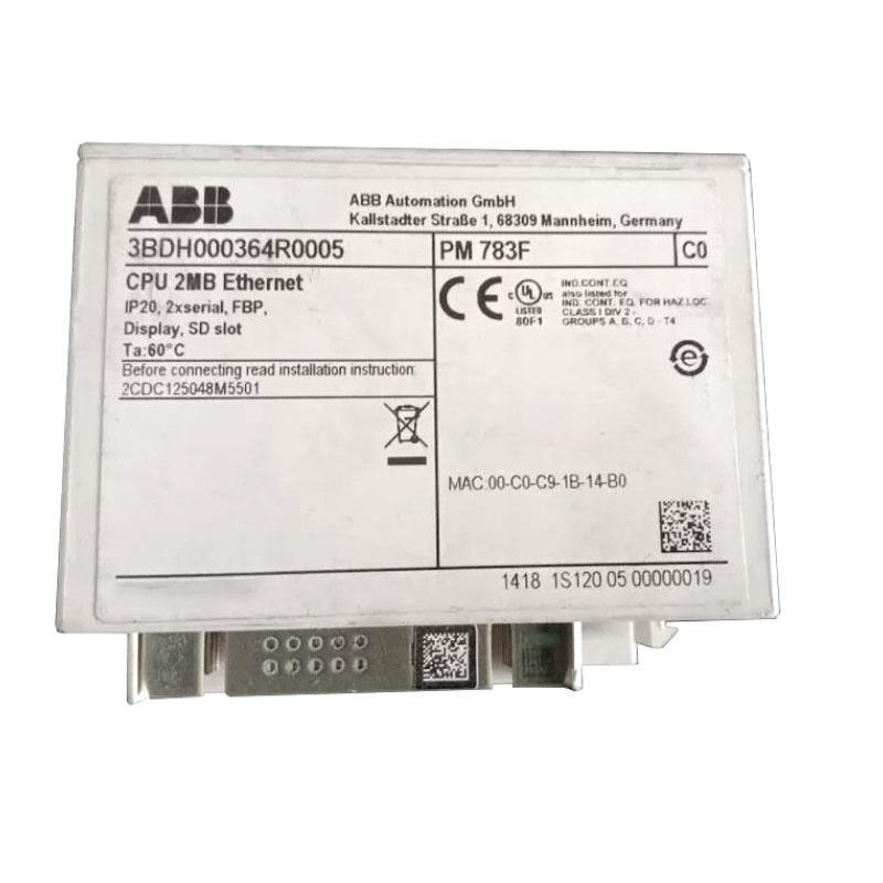 ABB PM 783F 3BDH000364R0005 System Freelance AC 700F CPU Module Trusted supplier
