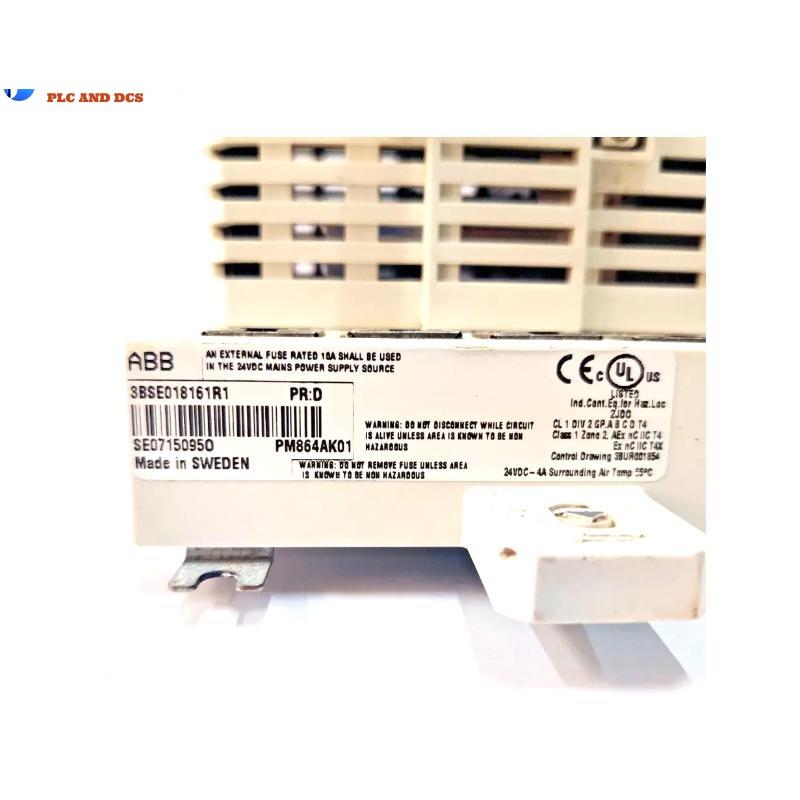 ABB PM864AK01 3BSE018161R1 AC 800M Controllers Processor Unit 12-Month Warranty