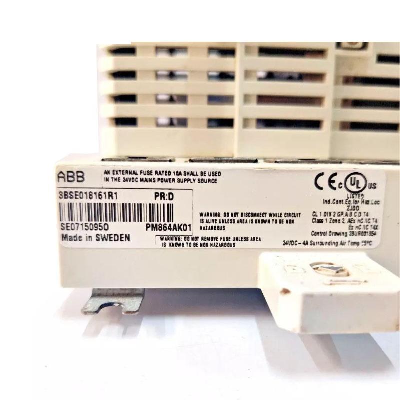 ABB PM864AK02 3BSE018164R2 System 800xA Redundant Processor Unit 30-Day Returns！