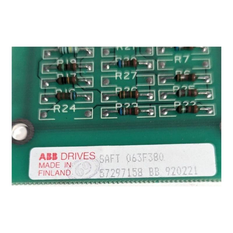 ABB SAFT 063F380 57297158 Current Regulating Card 100% New