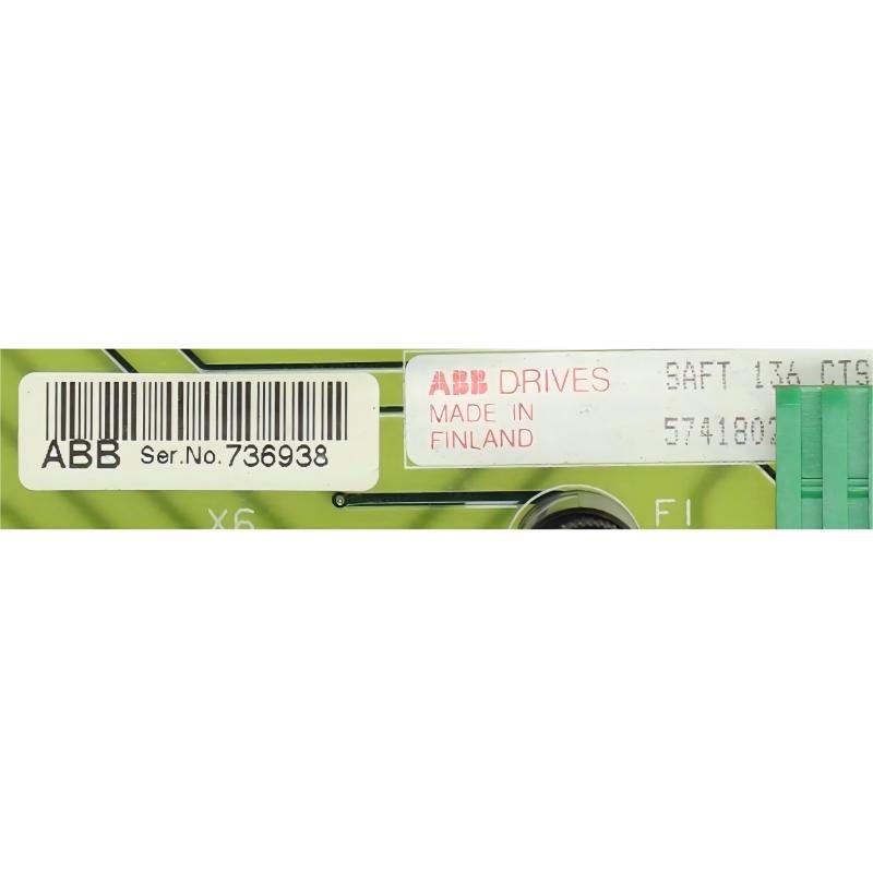ABB SAFT 136 CTS 57418028 CTU Over Load Control Board 12-Month Warranty