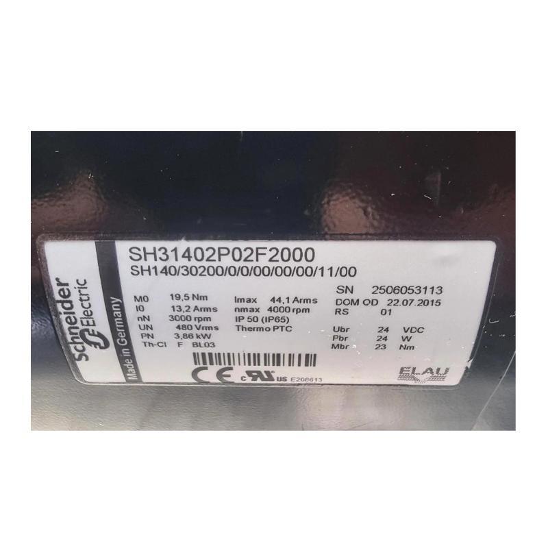 Schneider SH31402P02F2000 Servo Motor New In Stock