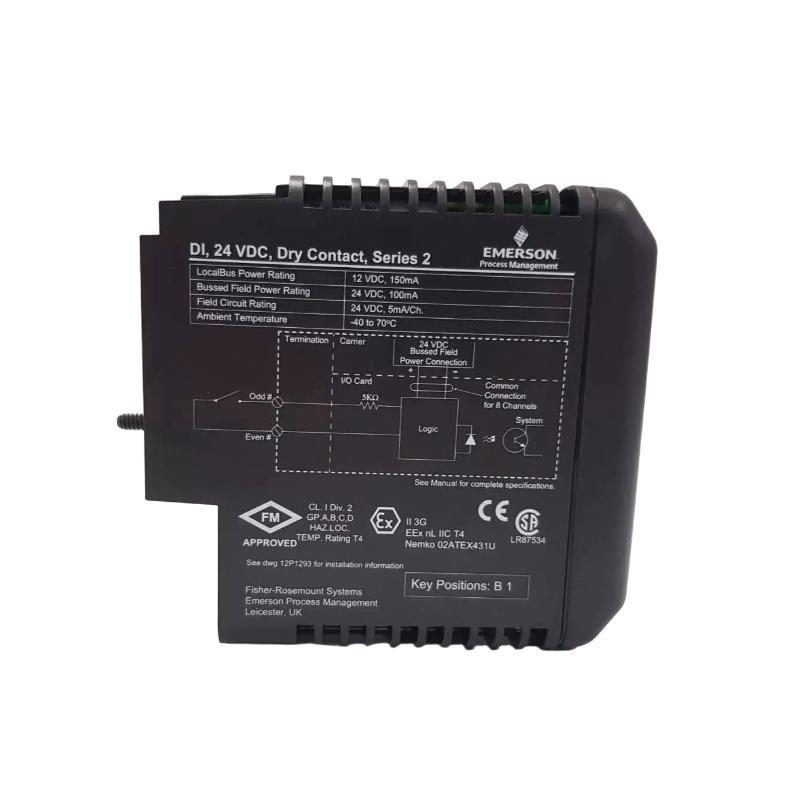 Emerson VE4001S2T2B1 KJ3201X1-BA1+KJ4001X1-CA1 Input Module With Terminal Blocks New In Stock