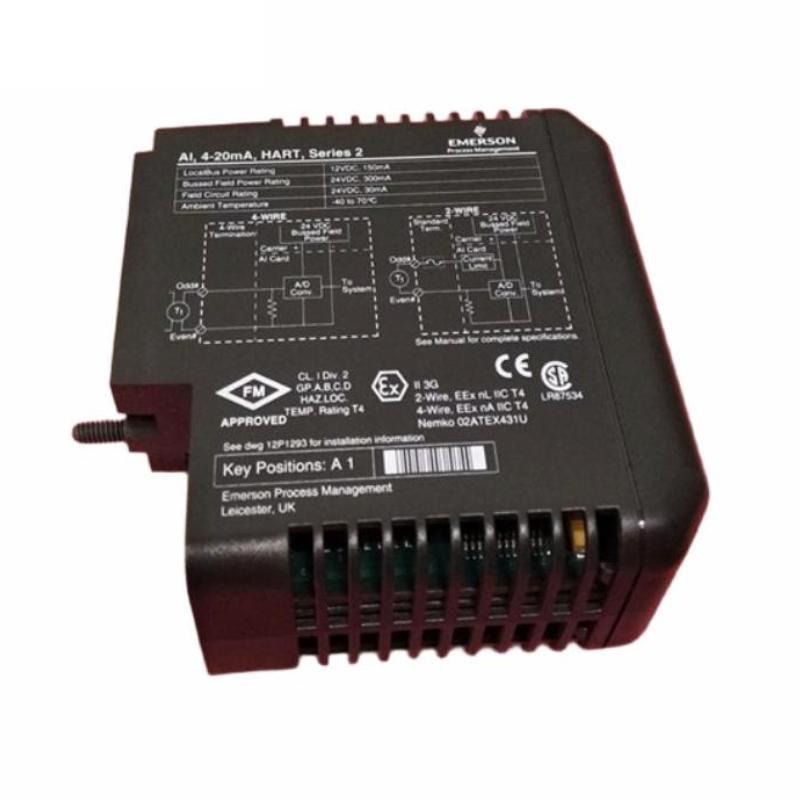 Emerson VE4003S2B5 Analog Input Card Original