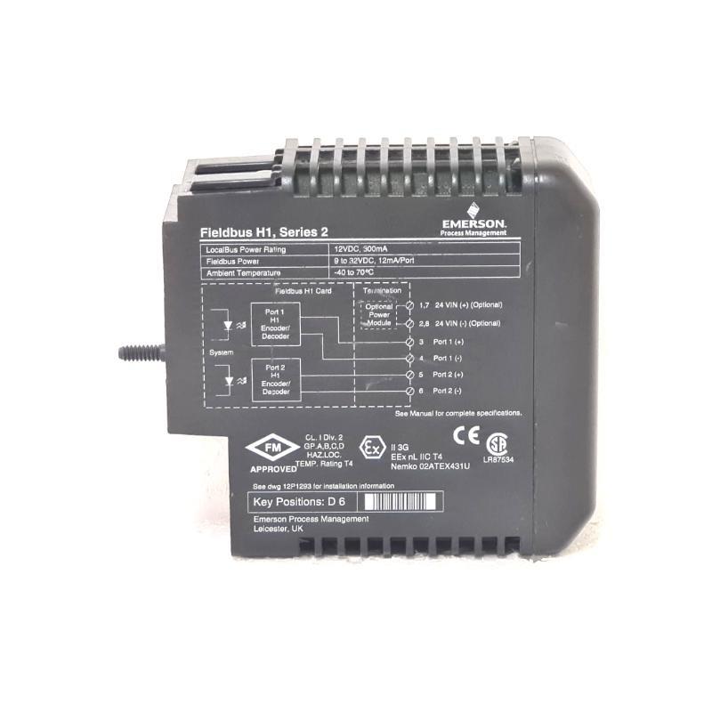 Emerson VE4017P0 KJ3242X1-BA1 DeltaV Series 2 Fieldbus H1 Card 30-Day Returns！