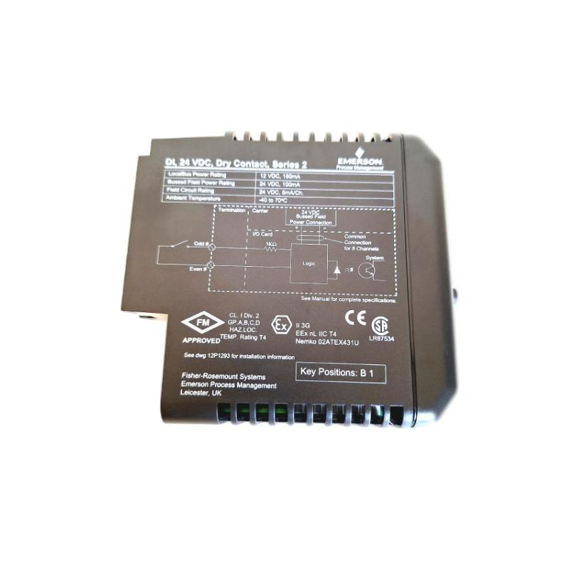 Emerson VE4031S2T2B1 KJ3201X1-BA1 Redundant Discrete Input Card 30-Day Returns！